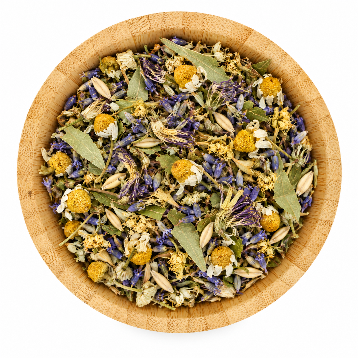 Avena Dream Tea en tazón de bambú – presentaciones de 500 g y 1 kg