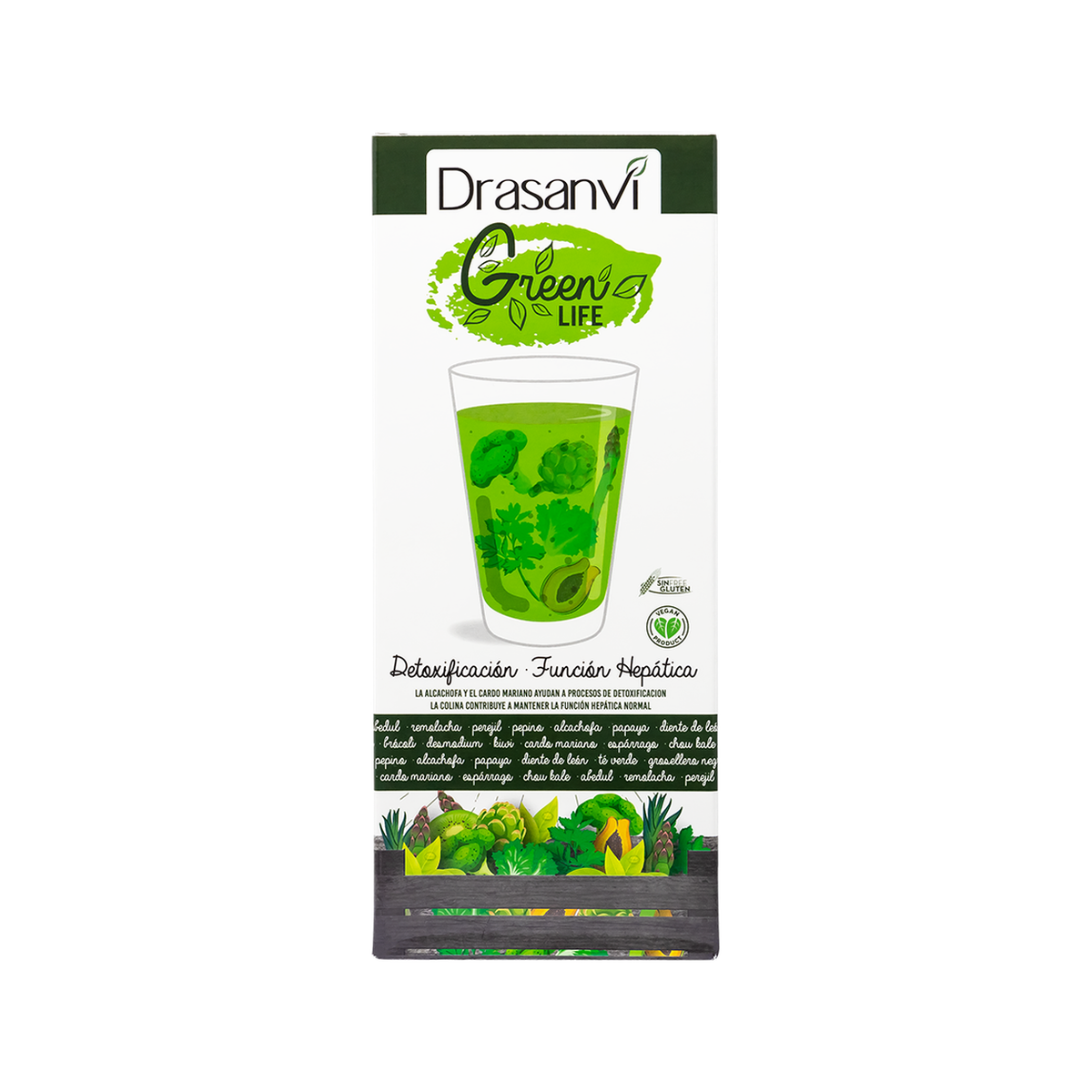 Green Life Bebida 500ml — fondo blanco, encuadre uniforme