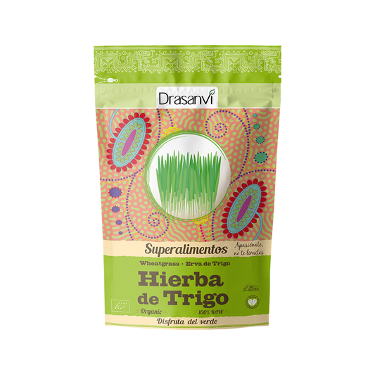 Hierba Trigo Bio 125g — fondo blanco, encuadre uniforme