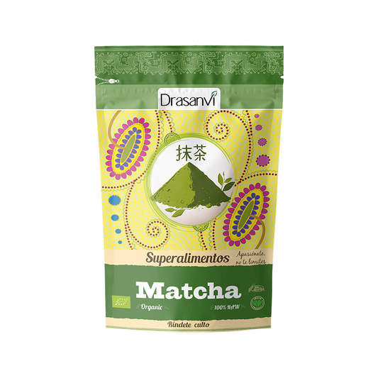 Matcha Ceremonial Bio 70g — fondo blanco, encuadre uniforme
