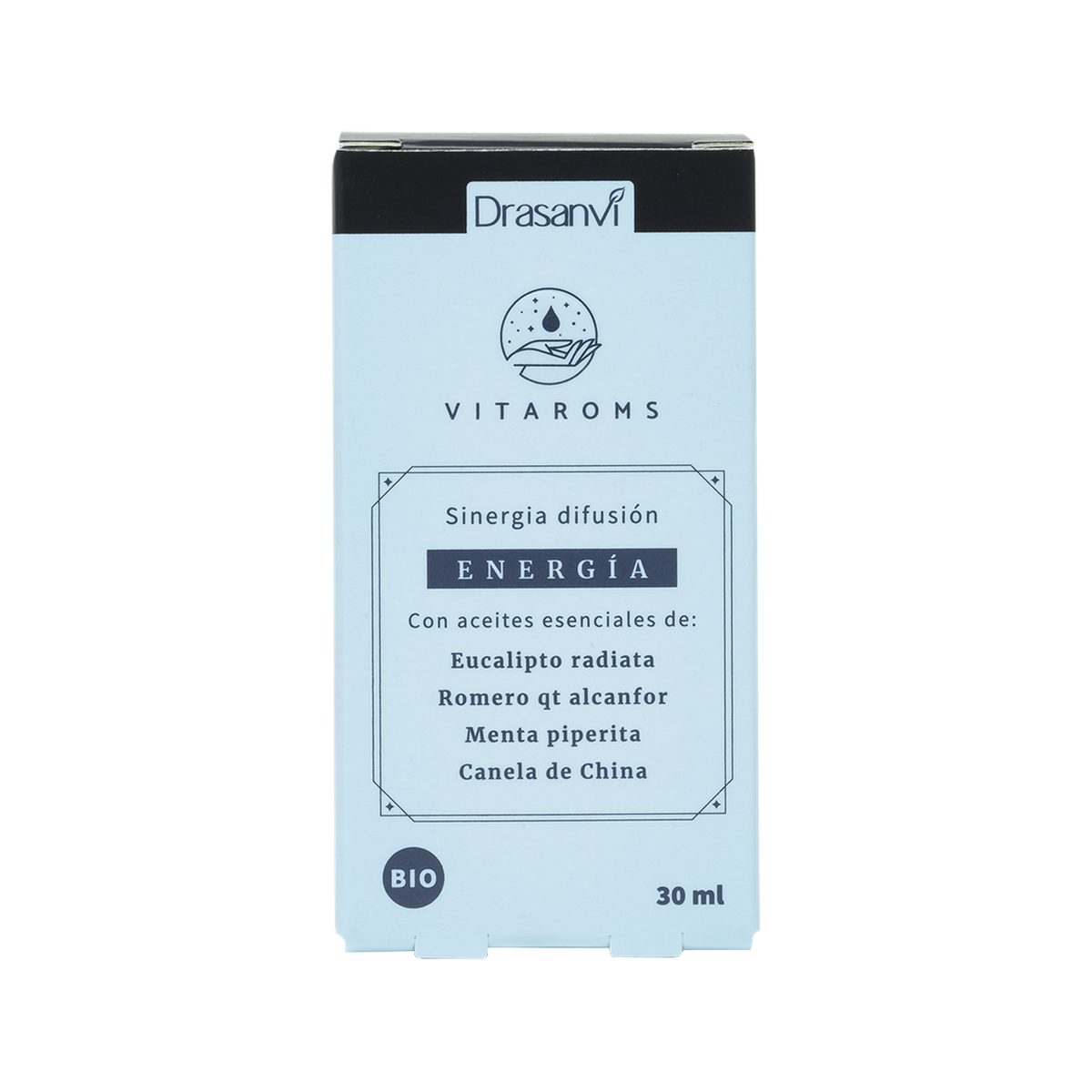 Vitaroms Sinergia Difusión - Mezcla Aceites Esenciales (Difusor) — fondo blanco, encuadre uniforme