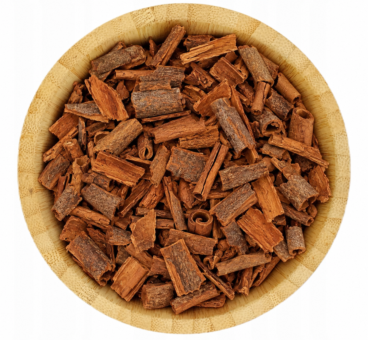 Canela en astilla en tazón de bambú – presentaciones de 500 g y 1 kg