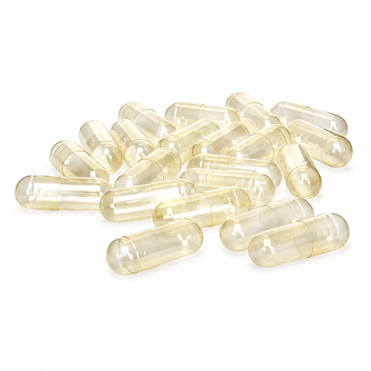 Cápsulas Gelatina Rígida "00" 700mg Aprox - 30 Unid — fondo blanco
