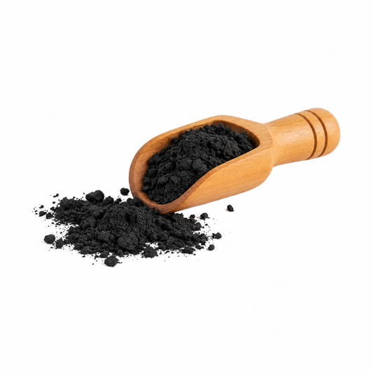 Carbón activado vegetal en cucharita de madera – presentación de 40 g