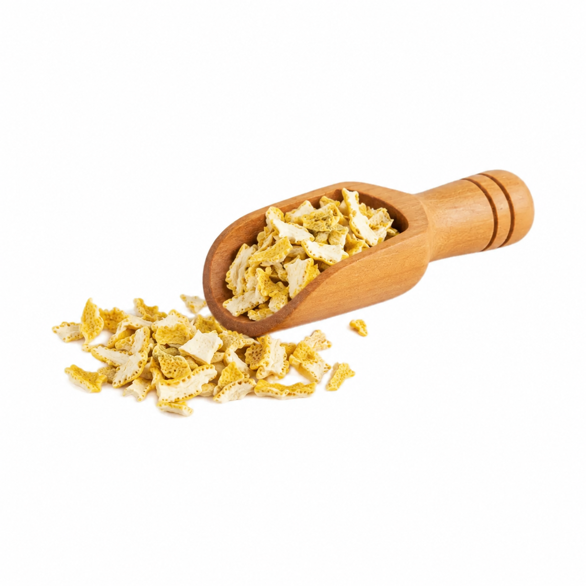 Cáscara de limón en cucharita de madera – presentación de 40 g