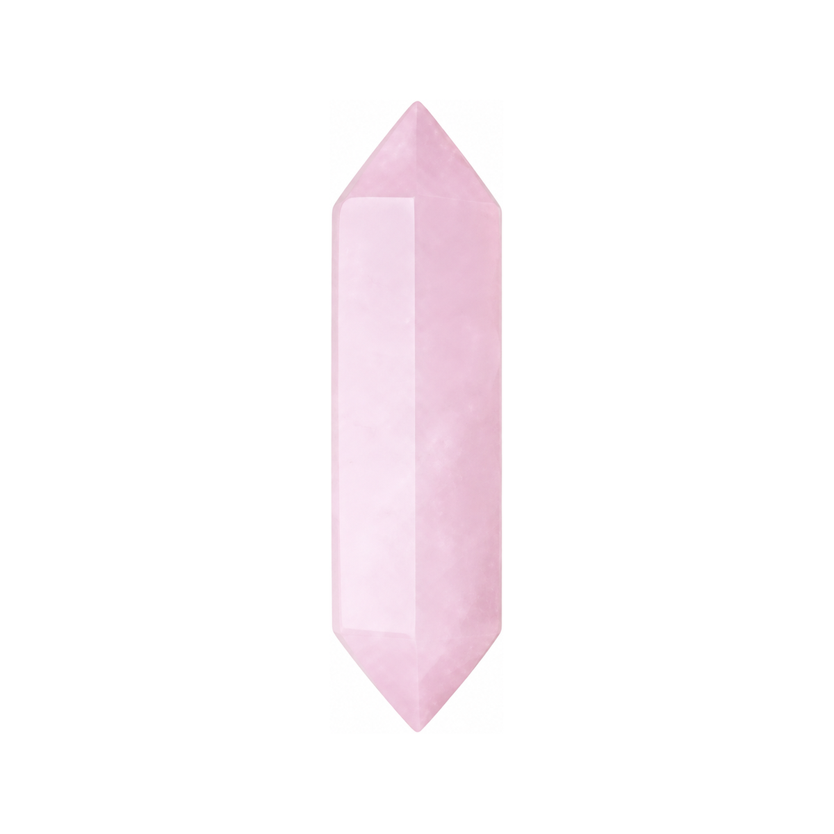 Cristal · Rosa — una pieza, fondo blanco