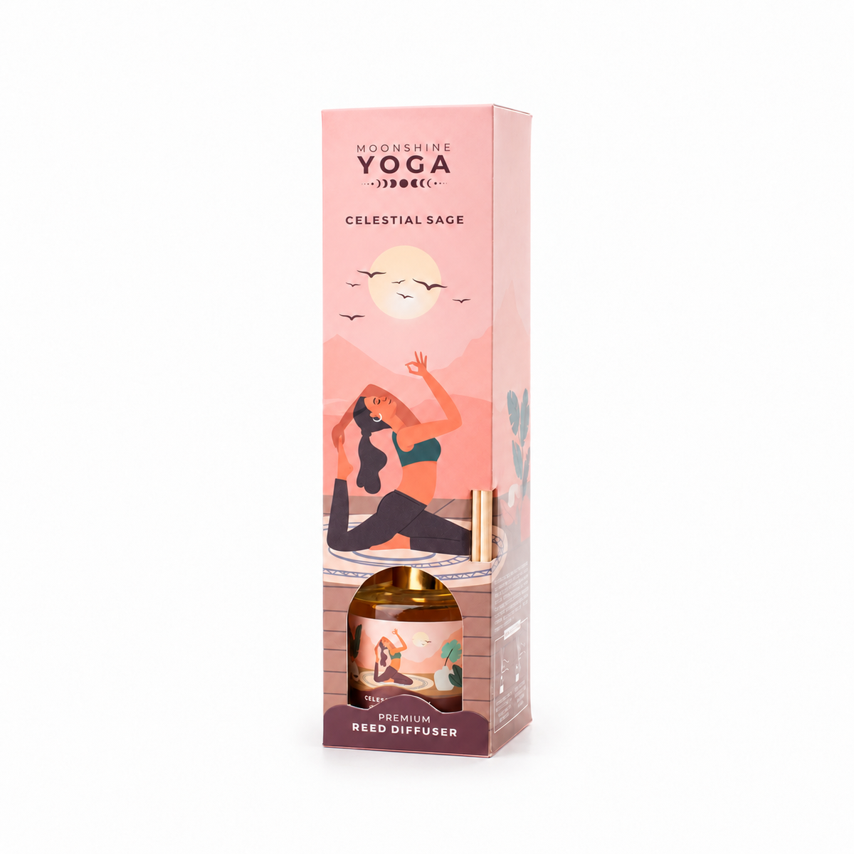 Difusor Song of India Moonshine Yoga Celestial Sage en su empaque original
