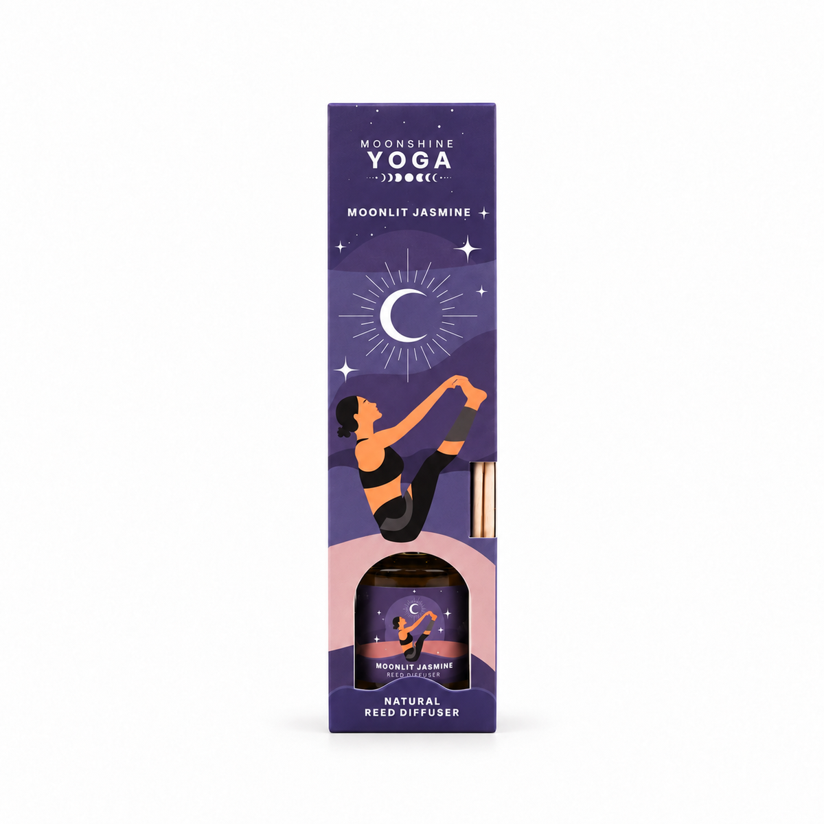 Difusor Song of India Moonshine Yoga Moonlit Jasmine en su empaque original