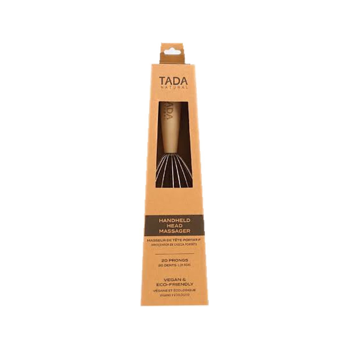 Tada - Masajeador de Cabeza — fotografía del producto sobre fondo blanco.
