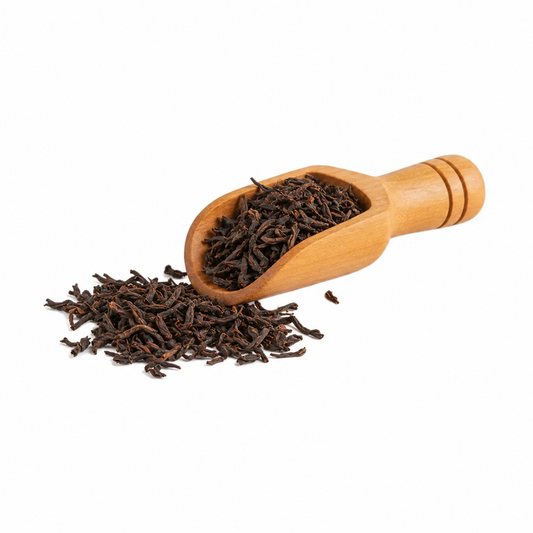 Té English Breakfast en cucharita de madera