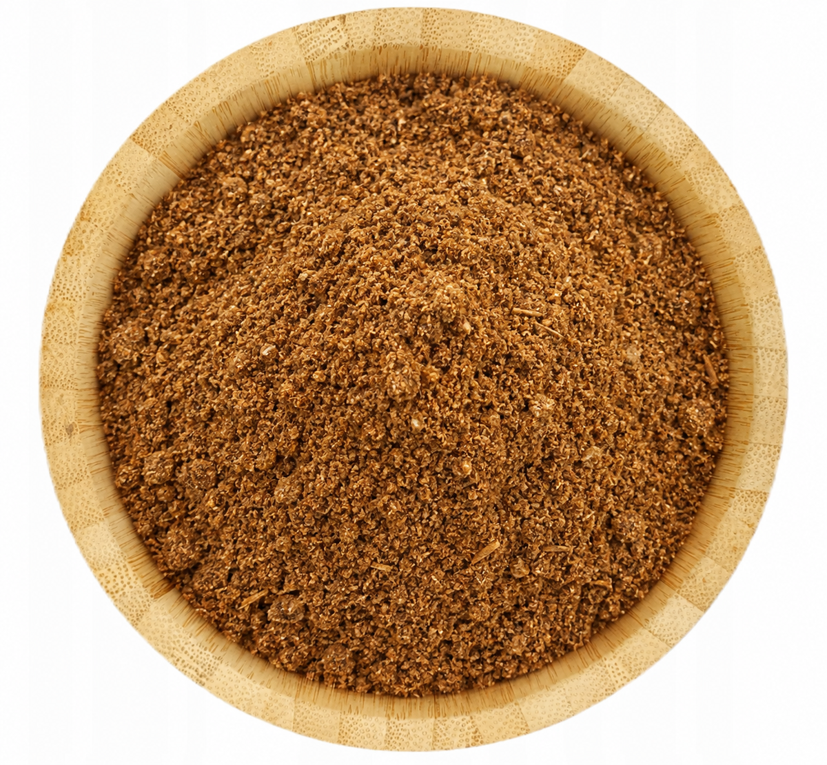 Garam Masala en tazón de bambú
