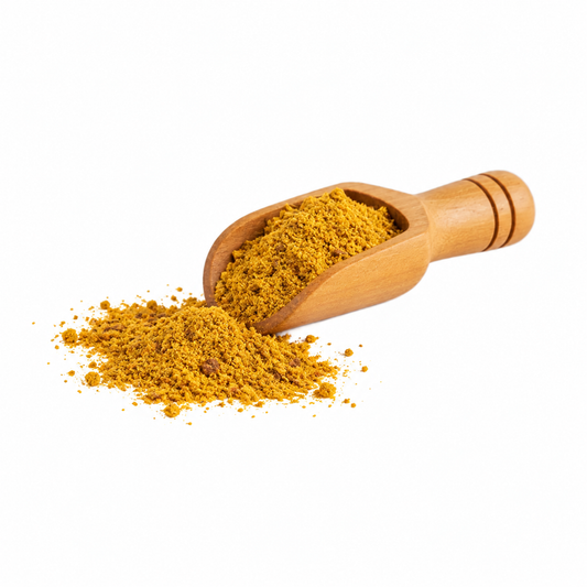 Golden Milk Mix en cucharita de madera