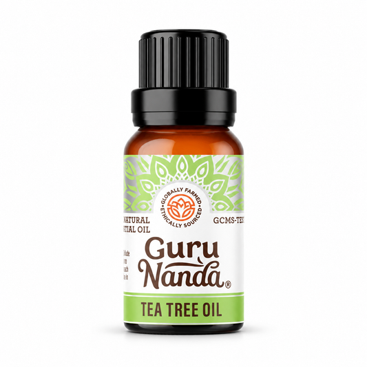 Guru Nanda - Tea Tree - Árbol de Té — fotografía sobre fondo blanco