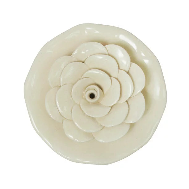 Better Homes & Gardens Ceramic Flower Incense Burner - Quemador Incienso Moo
