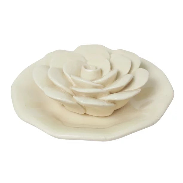 Better Homes & Gardens Ceramic Flower Incense Burner - Quemador Incienso Moo