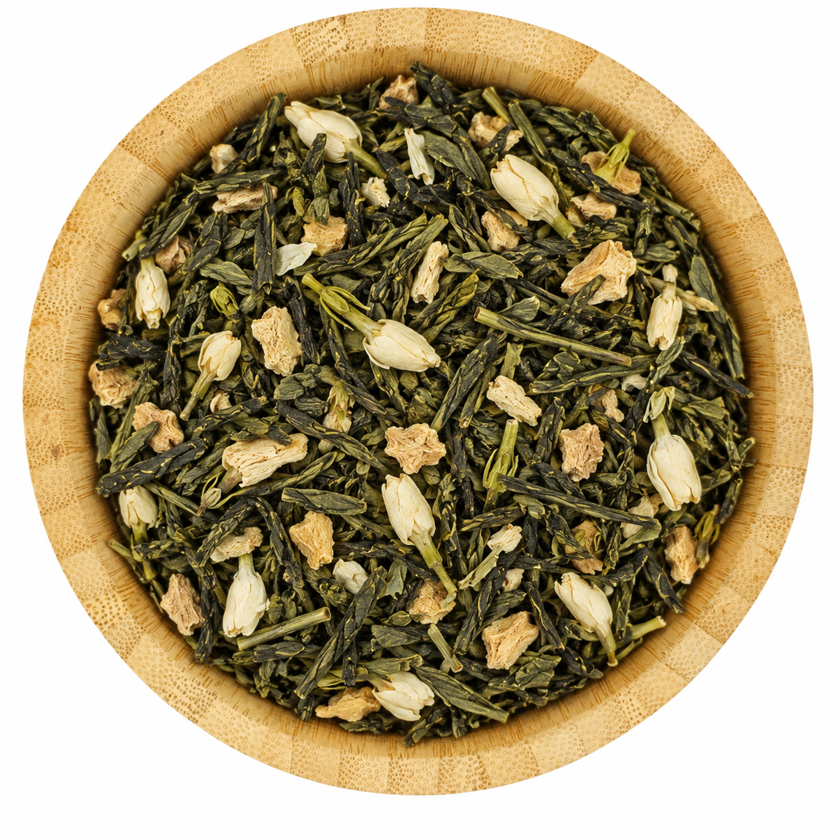 Té verde con jazmín y jengibre – 500g