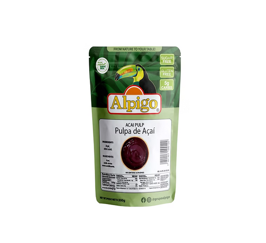 Açai Pulpa Orgánica Sin Azúcar Alpigo
