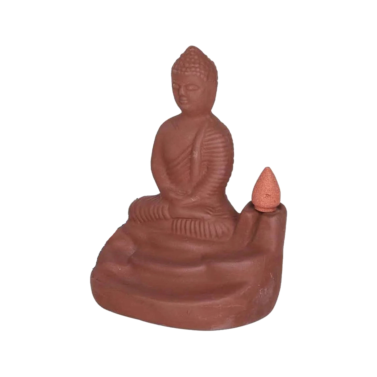 Quemador Buda sobre fondo blanco