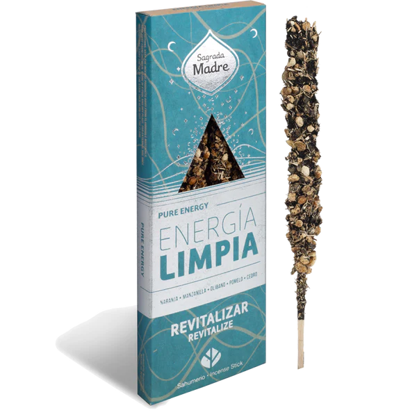 Sagrada Madre - Energía Limpia - Sanar 4 Varillitas Gruesas