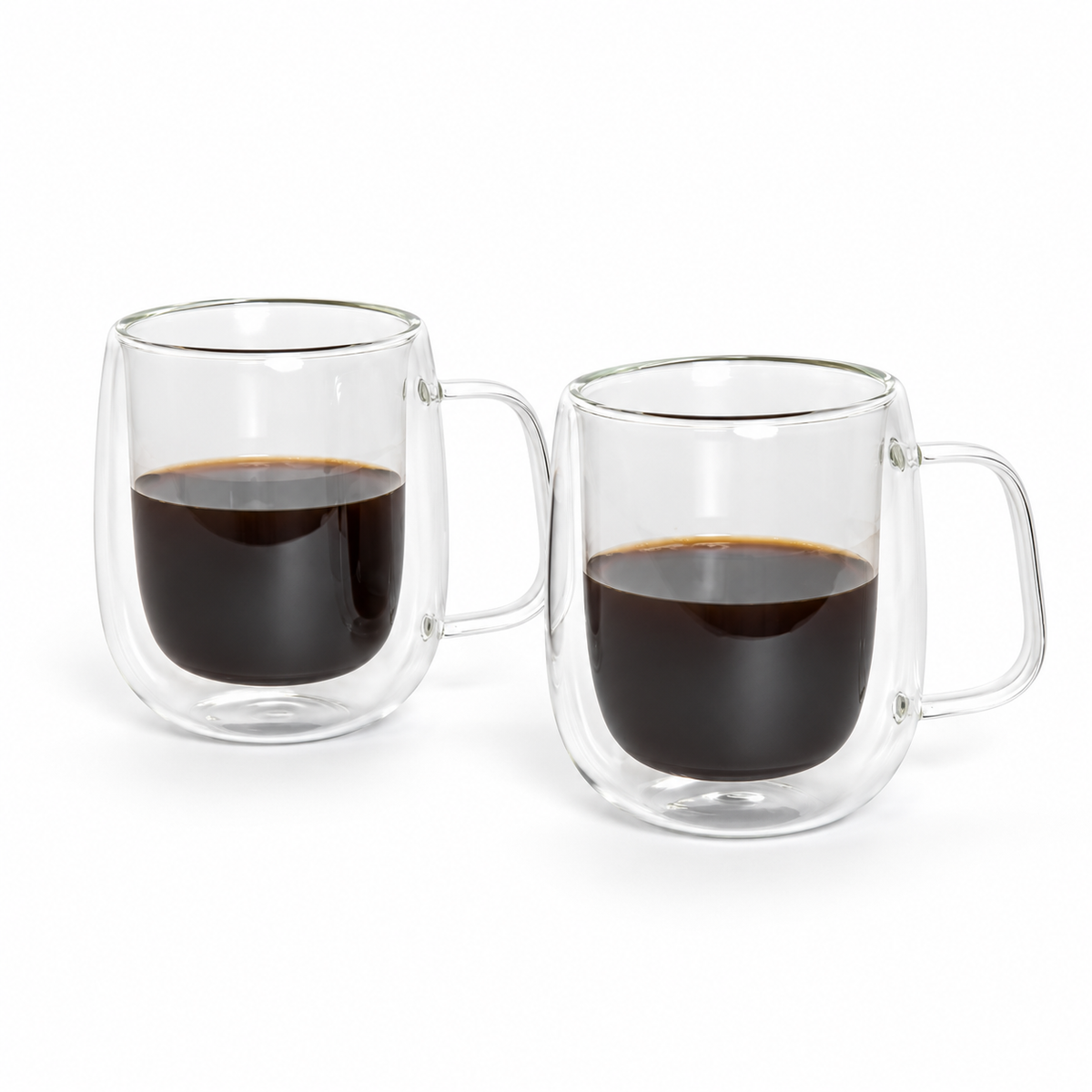 Set de Jarra Doble Pared 350ml sobre fondo blanco