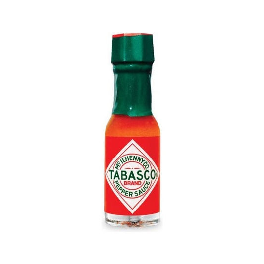 Tabasco mini · Rojo sobre fondo blanco