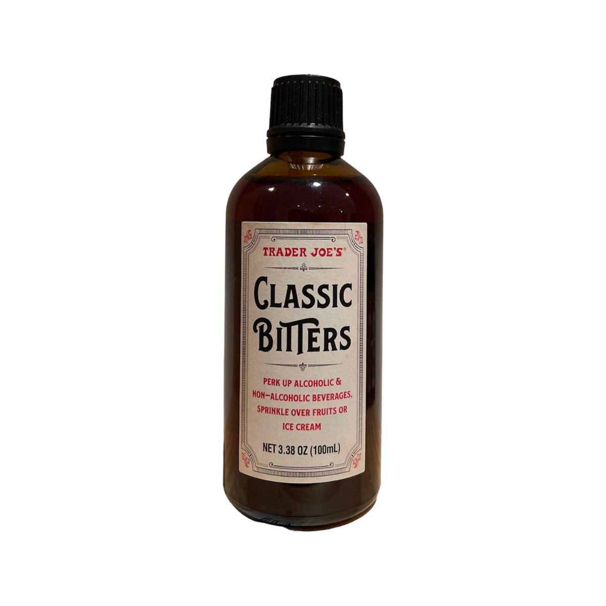 TJ Classic Bitters 100 ml sobre fondo blanco