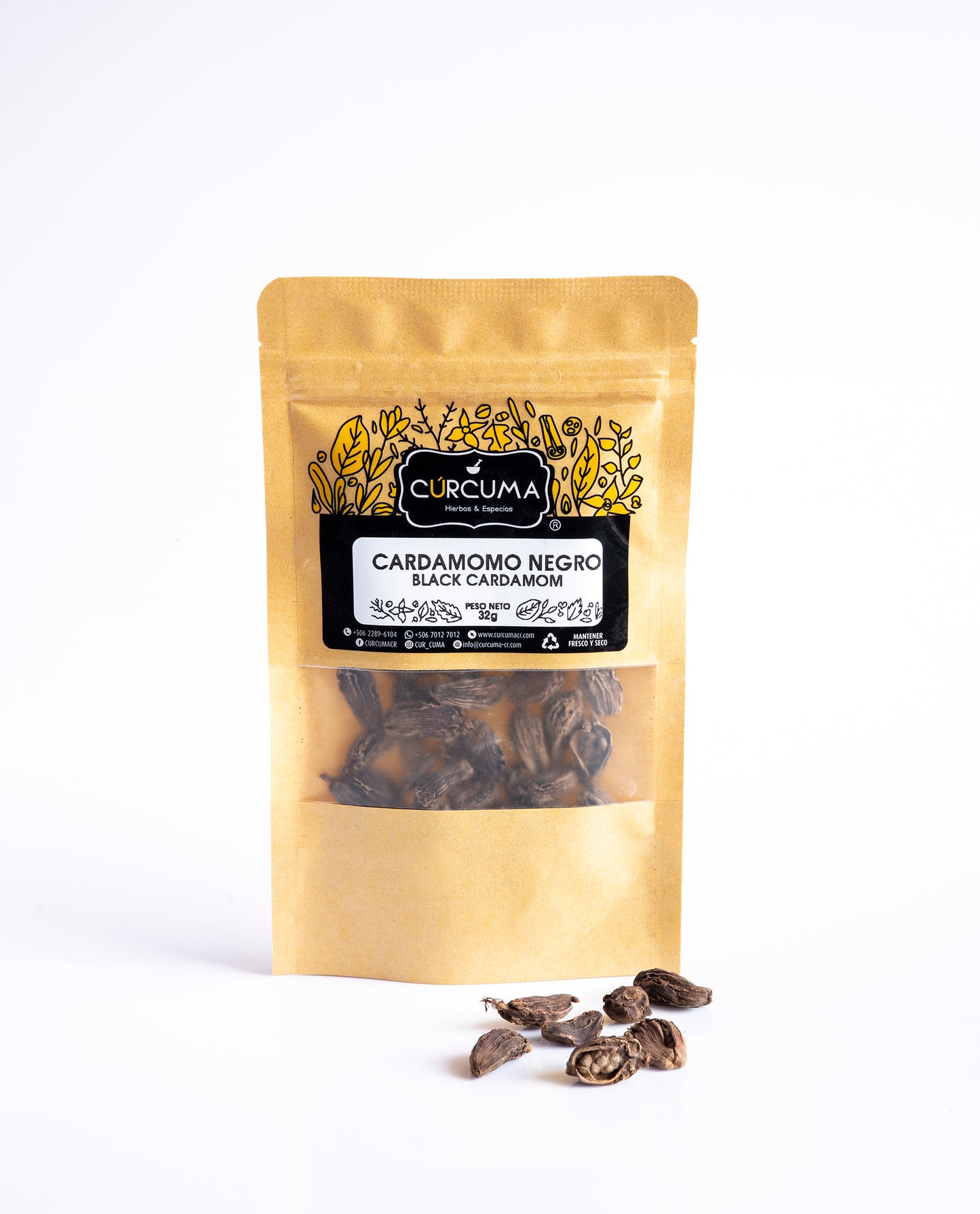 Cardamomo Negro - Black Cardamom