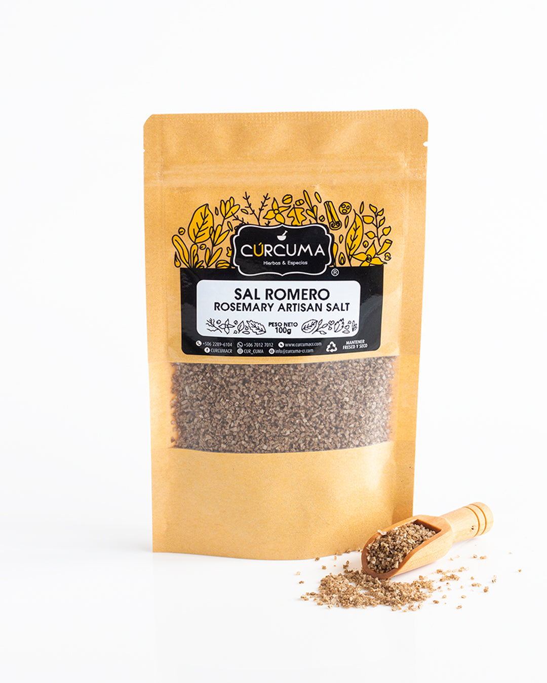 Sal Marina Romero Español - Rosemary Spanish Sea Salt