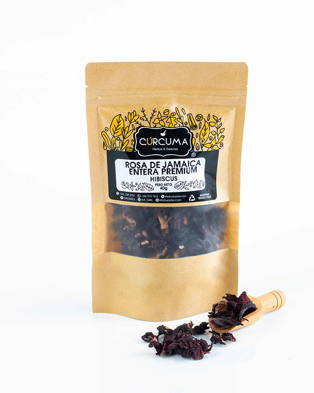 Rosa de Jamaica - Hibiscus Flower