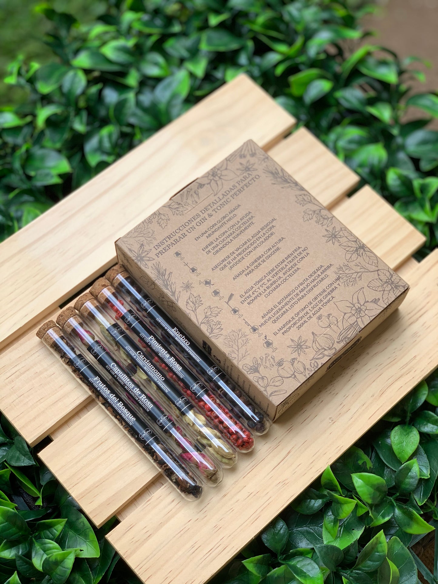 Kit Gin Tonic 5 Botánicos Premium