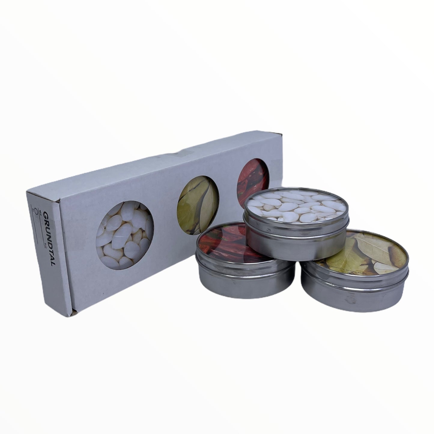 Especieros Ikea 3 Unidades - Grundtal 6oz Magnéticos