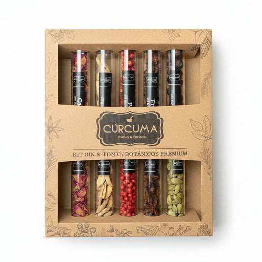 Kit Gin Tonic 5 Botánicos Premium - Cúrcuma®