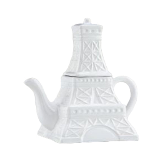 Juego Tetera + 2 Tacitas Torre Eiffel