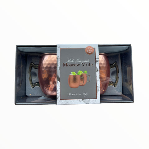 Matte or Diamond Honeycomb Moscow Mule 2 Pack
