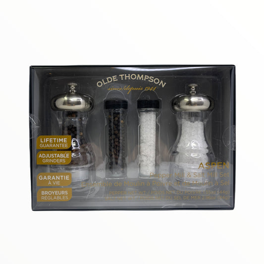Olde Thompson Aspen Pepper and Salt Mill