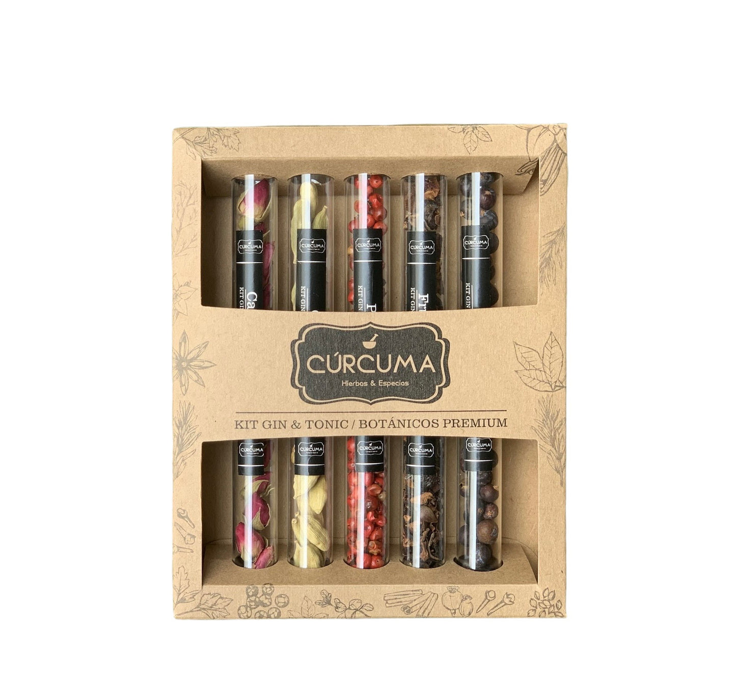 Kit Gin Tonic 5 Botánicos Premium