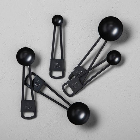 Set Cucharas Medidoras Negras / Measuring - Spoons