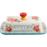 The Pioneer Woman - Butter Dish - Mantequillero Doble